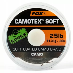 Fox Edges Camotex Soft Coated Camo Braid 35lb -20m - Inne akcesoria dla wędkarzy - miniaturka - grafika 1