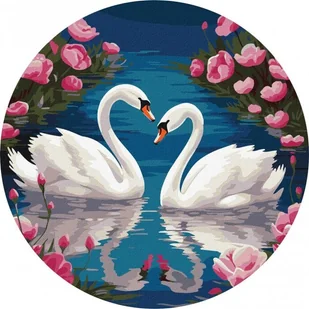 Malowanie po numerach - Wdzięk łabędzi 26cm - Kolorowanki, wyklejanki - miniaturka - grafika 1