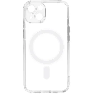 MagSafe na iPhone 14 Sztywny tył Przezroczysty Elastyczny kontur Odporny na wstrząsy - Etui i futerały do telefonów - miniaturka - grafika 1
