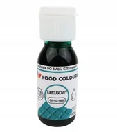 Dodatki do ciast w proszku - BARWNIK do czekolady i mas tłustych 18ml TURKUSOWY - miniaturka - grafika 1
