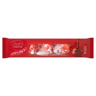 Batoniki - Lindt Lindor Praliny z czekolady mlecznej z nadzieniem 37 g (3 sztuki) - miniaturka - grafika 1