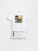 Skarpetki dla dzieci - Reserved - Piżama Bad Badtz-Maru - biały - miniaturka - grafika 1