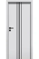 Drzwi wewnętrzne - Pol-Skone Dzwi Wewnętrzne Pełne Tiara W11 Malowane Szary Mat - miniaturka - grafika 1