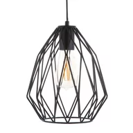 Lampy sufitowe - Beliani Lampa wisząca Lampa wisząca metalowa czarna MAGRA 78656 - miniaturka - grafika 1