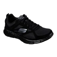 Buty sportowe męskie - Buty męskie Skechers Equalizer black 44 Eu - miniaturka - grafika 1