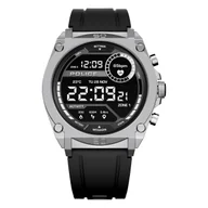 Smartwatch - Police MY.AVATAR Srebrna koperta Czarny pasek - miniaturka - grafika 1