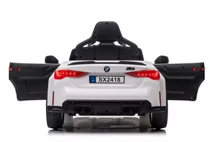 Auto Na Akumulator BMW M4 Białe - Pojazdy elektryczne dla dzieci - miniaturka - grafika 3