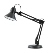 Lampy stojące - Lampka biurkowa Tiago TB-29743-BK Italux regulowana reflektorek czarna - miniaturka - grafika 1