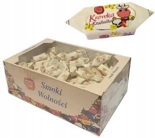 Cukierki mleczne krówki Kruchutkie Wolność 3 kg na przyjęcia firmowe okazje - Cukierki - miniaturka - grafika 1