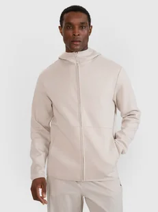 4F Bluza dresowa rozpinana z kapturem męska - beżowa 3XL - Bluzy męskie 4F Bluza dresowa rozpinana z kapturem męska - beżowa 3XL - Bluzy męskie - miniaturka - grafika 1