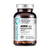 Suplementy naturalne - MyVita Witaminy ADEK forte kompleks 60 kapsułek Silver Pure - miniaturka - grafika 1