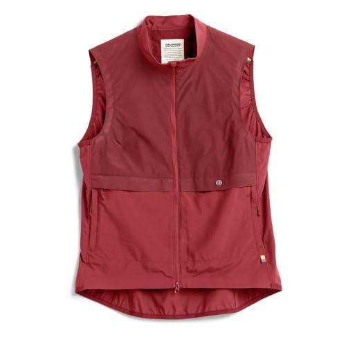 Fjällräven Adventure damska kamizelka outdoorowa, lekka, pakowana, kolor czerwony (granat czerwony), XS