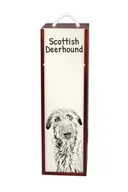 Zestawy upominkowe - Chart szkocki, Deerhound - pudełko na wino z psem, pudełko na alkohol z grafiką, personalizowane pudełko na prezent marki Art-Dog - miniaturka - grafika 1