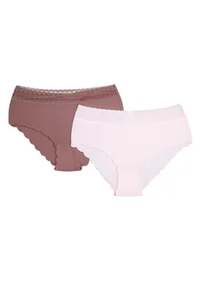 Majtki z wyższym stanem Polly 2-pak Henderson kremowy, beżowy L - Majtki damskie Majtki z wyższym stanem Polly 2-pak Henderson kremowy, beżowy L - Majtki damskie - miniaturka - grafika 1