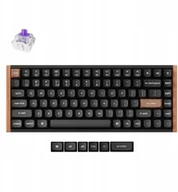 Klawiatury - Keychron K8 HE Wireless K8H-F1 - US Layout - Gateron Magnetic Nebula - Carbon Black Czarny Magnetyczna Bezprzewodowa Klawiatura Gamingowa - miniaturka - grafika 1