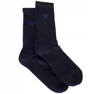 EMPORIO ARMANI ORYGINALNE SKARPETKI MĘSKIE 2-PACK - Skarpetki męskie - miniaturka - grafika 1