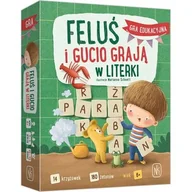 Gry planszowe - Gra edukacyjna NASZA KSIĘGARNIA Feluś i Gucio grają w literki - miniaturka - grafika 1