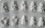 Zabawki kreatywne - Artis Dea Forma do odlewów Odlewy gipsowe Ozdoby choinkowe 3D 2002008) 2002008 - miniaturka - grafika 1