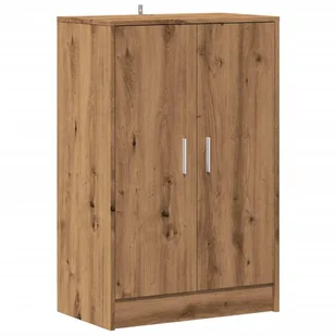 vidaXL Szafka na buty Artisan dąb 60x35x92 cm Materiał drewnopochodny - Szafki na buty - miniaturka - grafika 1