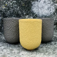 Kubki - Kubek Mikrostruktura 1szt żółty - miniaturka - grafika 1
