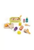 Jedzenie i przybory kuchenne 25 elementów - Zabawy w naśladowanie dorosłych - miniaturka - grafika 1