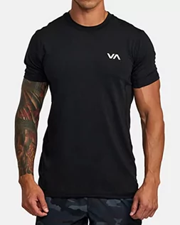 Bluzy męskie - RVCA bluza męska czarna S - grafika 1