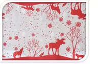 Obrusy i serwetki - Świąteczny bieżnik na stół Deco Fabric Renifer, 28 x 250 cm - miniaturka - grafika 1