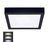 Lampy sufitowe - Solight WD175-B- LED Plafon LED/24W/230V 3000/4000/6000K czarny okrągły - miniaturka - grafika 1