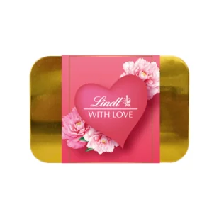 Lindt With Love 200g Złota Puszka - Bombonierki i czekoladki - miniaturka - grafika 1