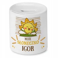 Skarbonki - Skarbonka 330 ml Dla Igora Syna Dziecka Prezent z Nadrukiem ze Zdjęciem - miniaturka - grafika 1