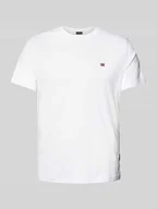 Koszulki męskie - T-shirt z wyhaftowanym logo - miniaturka - grafika 1