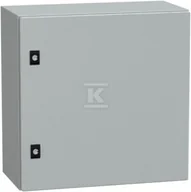 Inne akcesoria elektryczne - Obudowa CRN z płytą montażową 500 x 500 x 250 mm IP66 IK10 RAL7035 - miniaturka - grafika 1