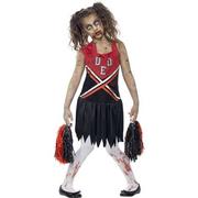 Stroje karnawałowe - SMIFFYS Zombie Cheerleader kostium dziecięcy, sukienka i pompki, rozmiar: L, 43023 43023M - miniaturka - grafika 1