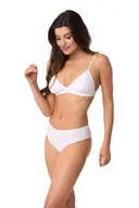 Bielizna nocna - Majtki damskie typu cheeky gładkie kod 2007 białe  L - miniaturka - grafika 1