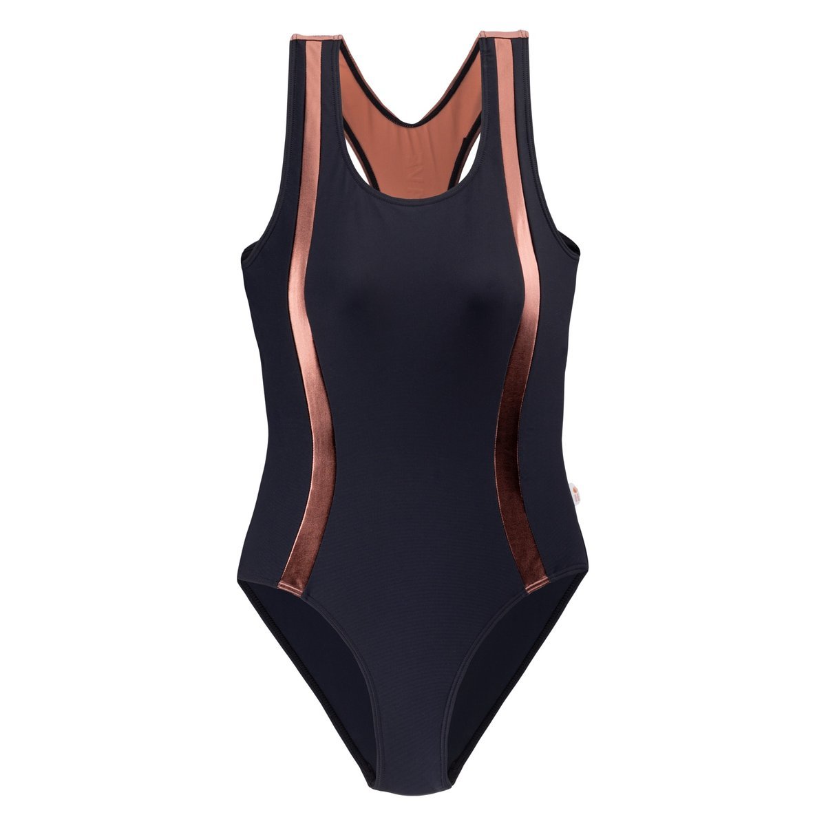 Damski Strój Kąpielowy Jednoczęściowy ASMA WMNS BLACK/GLITTER MOCHA XL