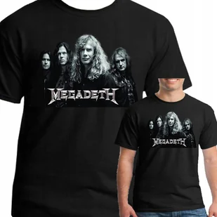 3264 Koszulka Megadeth Heavy Metal Xl Czarna - Koszulki męskie - miniaturka - grafika 1