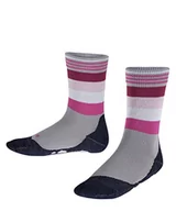 Skarpetki damskie - FALKE Uniseks - dzieci Skarpety Active Fox K SO Bawełna z wzorem 1 Para, Szary (Silver 3290), 39-42 (13-16 lata) - miniaturka - grafika 1