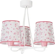 Lampy sufitowe - Dalber Dream Flowers lampa wisząca 3-punktowa różowa 81177S - miniaturka - grafika 1