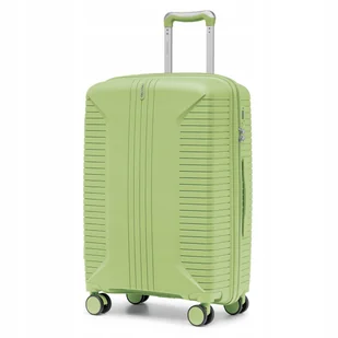 PUCCINI Walizka Średnia Podróżna Na Kółkach PP Twarda Zielona PP027B-5C - Walizki PUCCINI Walizka Średnia Podróżna Na Kółkach PP Twarda Zielona PP027B-5C - Walizki - miniaturka - grafika 1