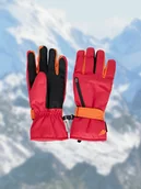 Rękawice narciarskie - 4F Rękawiczki narciarskie Thinsulate membrana 5000 damskie - różowe S - miniaturka - grafika 1
