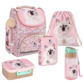 Zestawy szkolne - ZESTAW SZKOLNY 5-ELEMENTÓW CLEO&FRANK 45 KOTEK CAT DERFORM - miniaturka - grafika 1