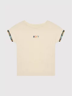 Koszulki dla chłopców - Roxy T-Shirt Marine Bloom ERGZT03782 Beżowy Relaxed Fit - grafika 1