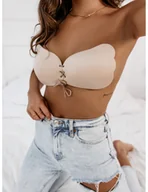 Biustonosze - Biustonosz samonośny push up miseczka D - BRA - cielisty - miniaturka - grafika 1