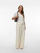 Swetry damskie - Vero Moda Kardigan w kolorze kremowym - miniaturka - grafika 1