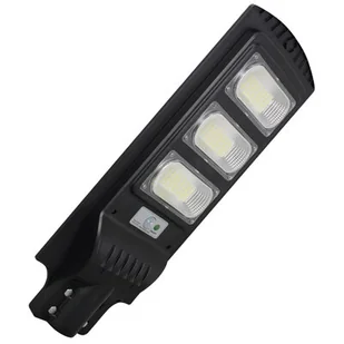 Polux STREET-9 z czujnikiem PIR, czarny Naświetlacz Solarny LED 315519 315519 - Lampy ogrodowe - miniaturka - grafika 1