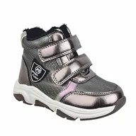 Botki damskie - Trzewiki botki dziewczęce Miss 5266 ocieplane - miniaturka - grafika 1