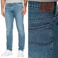Spodnie męskie - Lee RIDER SLIM Rolling Blue lekko dopasowane spodnie jeansowe W31 L32 - miniaturka - grafika 1