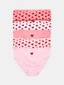 Majtki dla dzieci - Sinsay - Majtki Classic 5 pack - różowy - miniaturka - grafika 1