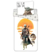 Pościel dla dzieci - Pościel bawełniana 140x200 Star Wars 1025 Gwiezdne Wojny Mandalorian 02 poszewka 70x90 - miniaturka - grafika 1