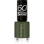 Lakiery do paznokci - Rimmel 60 Seconds Super Shine lakier do paznokci odcień 882 Crazy About Cargo 8 ml - miniaturka - grafika 1